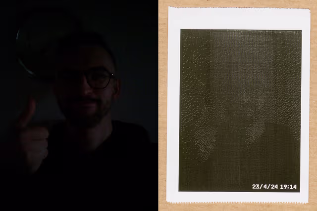 Initial output of the Oskam without image preprocessing