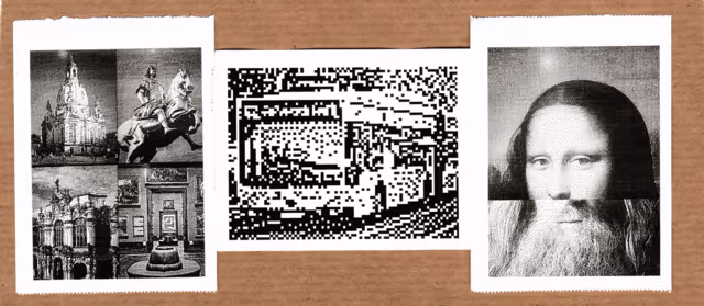 Images produced by the different camera modes